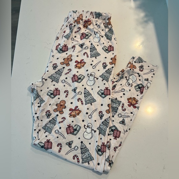 Little Sleepies Pants - In my jammers Christmas bamboo joggers